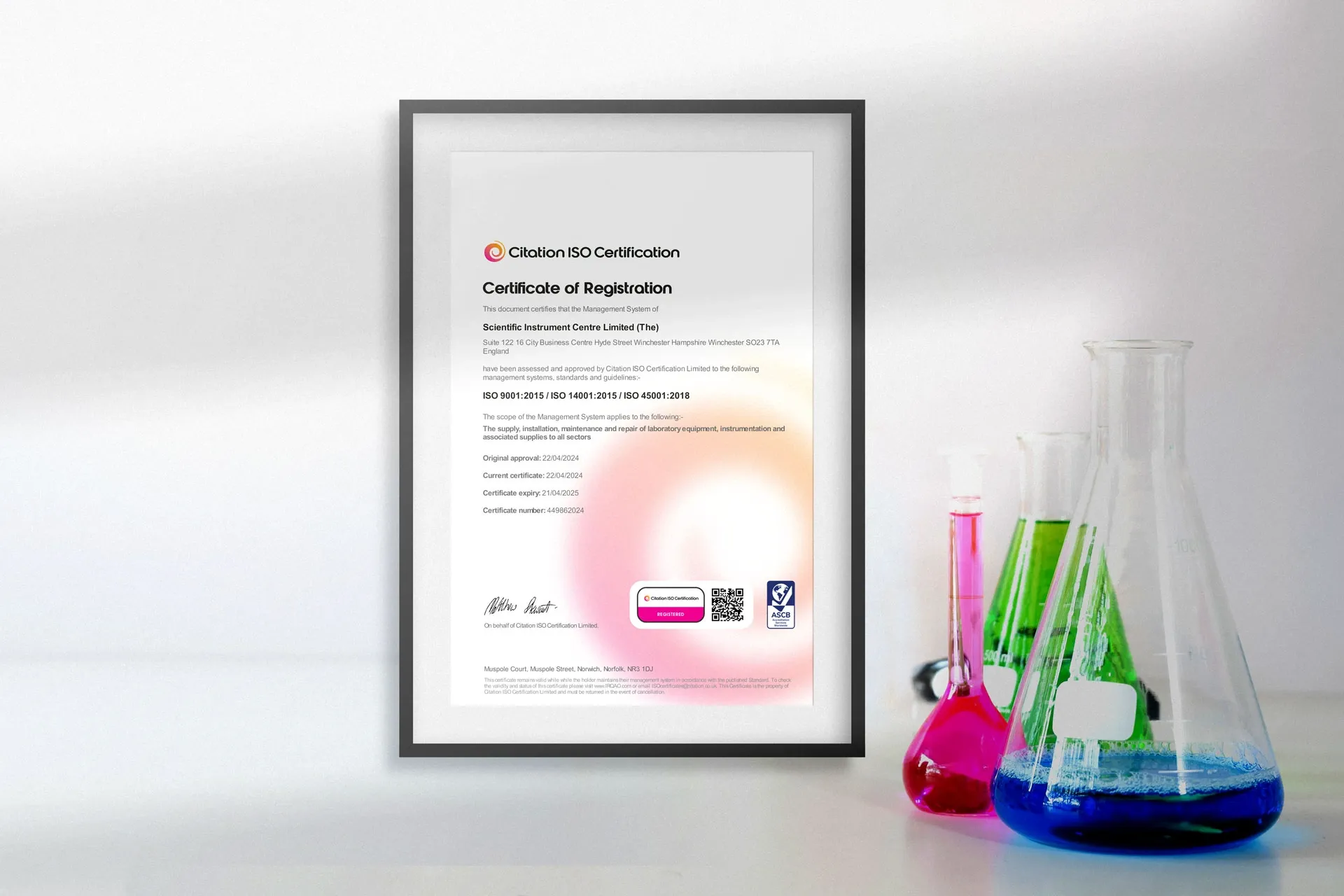 SIC are ISO Accredited