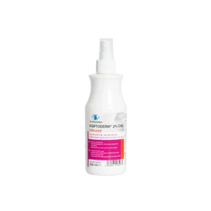 Aseptoderm 2% CHG Red Coloured Surgical Skin Disinfectant - 20 x 250 mls