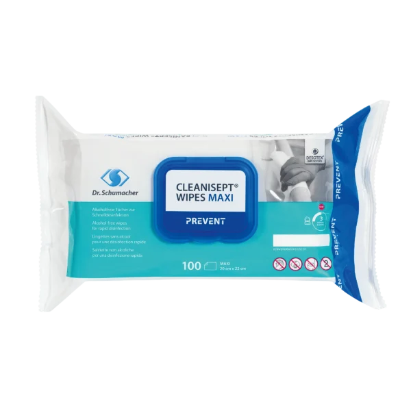 Cleanisept Maxi Ultrasound Wipes - 6 x 100 wipes
