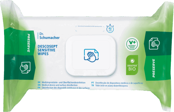 Descosept Sensitive wipes Bio - 6 x 100 wipes