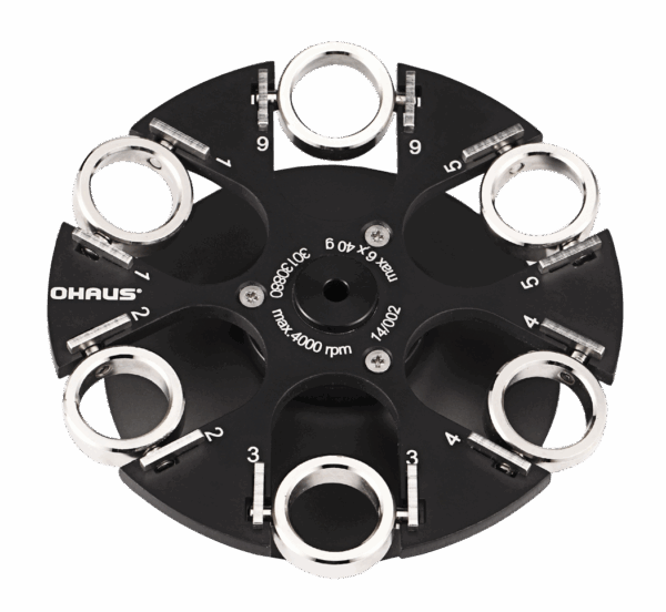 Ohaus Centrifuge Accessory, Rotor, Swing out, 6x5ml RB